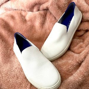 Rothy’s white original slip on, size 8